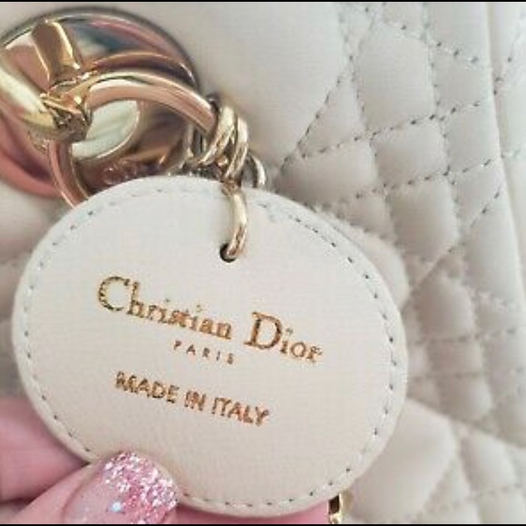 Authentic Christian Dior Lady Dior Yvory cream bag - Picture 2 of 8